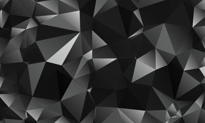 vector dark metallic crystal background