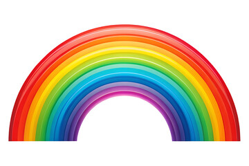 Fototapeta premium rainbow png on a white background