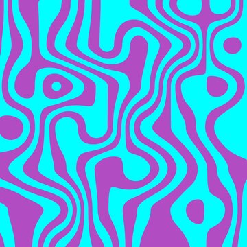 Mesmerizing blue and purple plasma blob effects with smooth liquid transformations. Ideal seamless loop for electronic music visuals, DJ performances, and trippy background content.