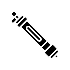 water filter ultralight trekking glyph icon vector illustration