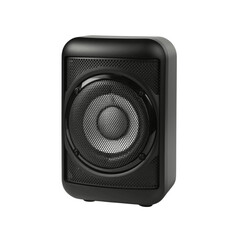 Obraz premium wireless audio speaker isolated on white or transparent background