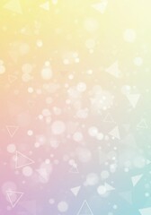 A mesmerizing pastel gradient infused with intricate triangular patterns and a bokeh glow.