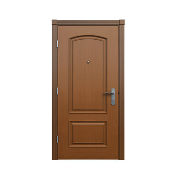 door isolated on white or transparent
