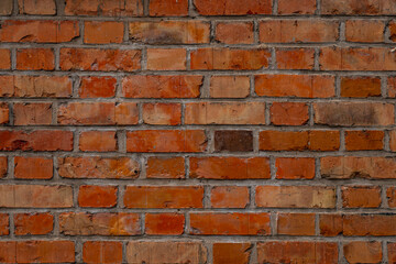 Detail of a texture of an old brick wall