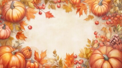 Autumnal Harvest Frame