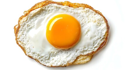 Isolated Yummy fried egg omelette png format