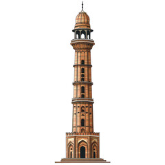 Naklejka premium Minar-e-Pakistan lahore