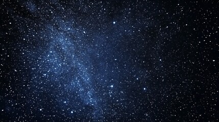 Naklejka premium Night sky filled with twinkling stars and cosmic celestial backdrop