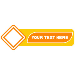 Infographic label chart text box