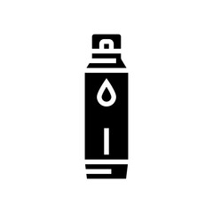 water bottle smart home glyph icon vector illustration