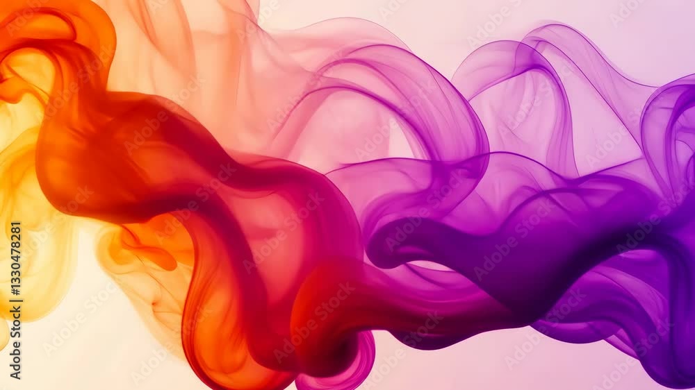 Poster abstract gradient haze in color blending