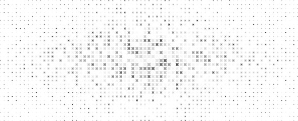 white Tech Finance Fintech Background Abstract Pixel Pattern. Abstract Business Tech Science Vector