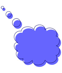 thought bubble illustration