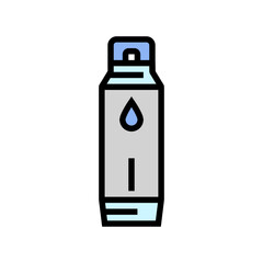 water bottle smart home color icon vector illustration