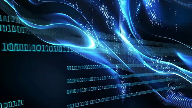 Digital data stream with binary code