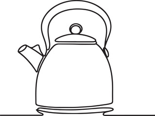  Kettle Line Art Vector Design