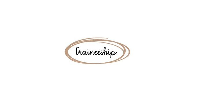 Mind Map Illustration Highlighting Traineeship Overview and Associated Concepts