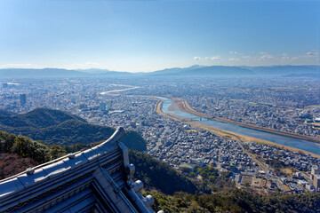 岐阜城から見た風景