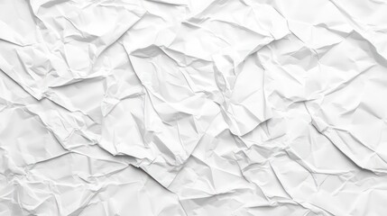 Obraz premium Abstract luxury white fabric texture background, white crumpled and creased glued wrinkled paper poster texture background, Abstract white crumpled and creased recycle paper texture background