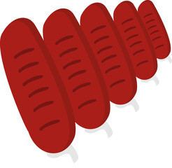 Food ribs vector illustration, for culinary design theme elements