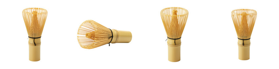 Bamboo Matcha Whisk (Chasen), Cut Out Set