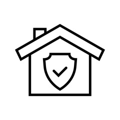 Home insurance icon collection. Vector collection of solid icon.