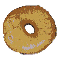 Pixel donut