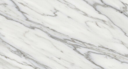 Obraz premium Elegant White Marble Texture Subtle Gray Veining. AI Generated
