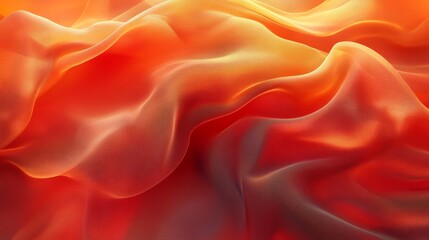 Fototapeta premium 3D rendered soft cloth in a flowing abstract form, with soft light playing on the fabric