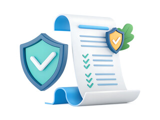 Safety checklist with verification icons