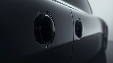 Sleek EV Charging Ports with Minimalist Design