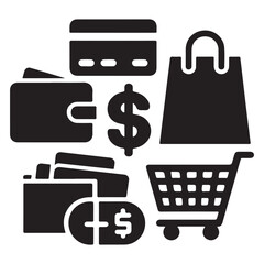 Fototapeta premium Abstract and stylish icon set for multimedia and interfaces