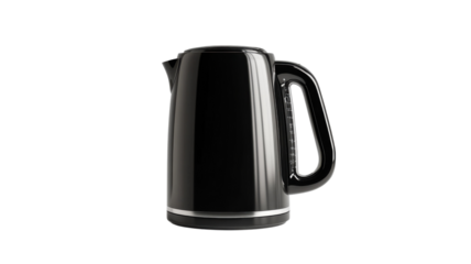 Modern black electric kettle designed for quick boiling in contemporary kitchens and ideal for tea and coffee preparation