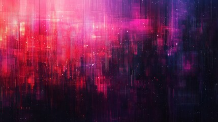 Obraz premium Abstract Cityscape at Night: A Digital Painting of a Futuristic Metropolis