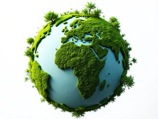 3d Green Earth: A Sustainable Future 