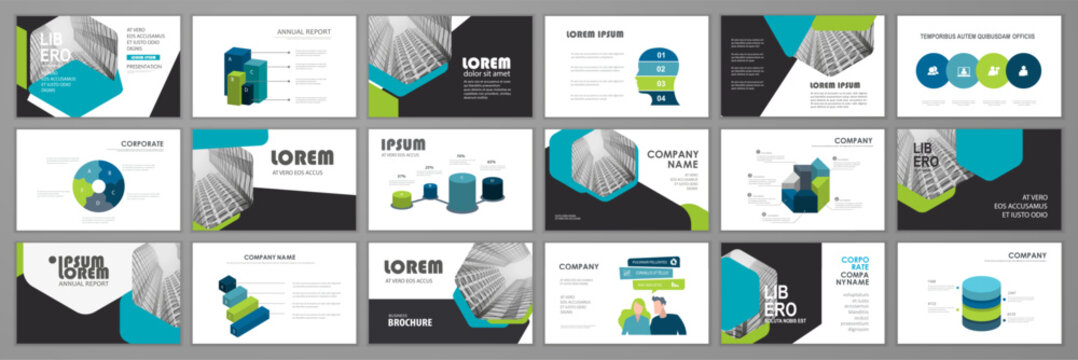 Annual report brochure set
