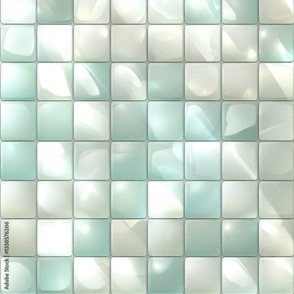 Poster abstract tiles in soft pearl tones create a serene background for creative projects and design inspi