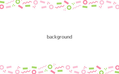 春の背景フレーム