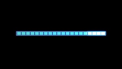 Loading bar animation progress