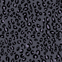 Abstract modern leopard seamless pattern. Animals trendy background. Color decorative vector stock illustration for print, card, postcard, fabric, textile. Modern ornament of stylized skin.