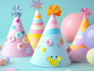  diy themed party hats