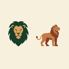 Minimalist Flat Animal & Bird Logo Set – Modern Vector Design Collection