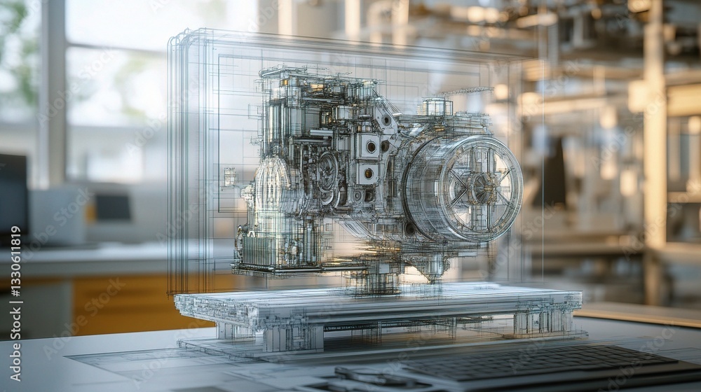 Aufkleber detailed showcase of advanced computer aided design systems