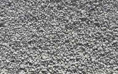 White small river pebbles background close up