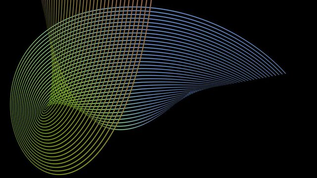 Dynamic Swoosh Curves
Sweeping parallel lines move across the frame.