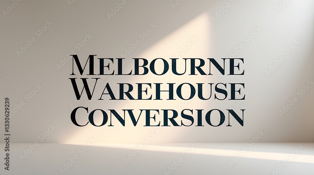 Poster melbourne warehouse conversion showcasing modern architecture and design features