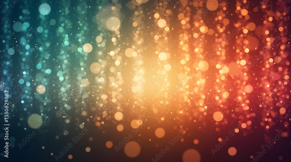 Poster festive sparkling bokeh lights abstract colorful gradient wallpaper background texture art