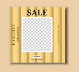Fashion Sale Social Media Post Trendy And Stylish Layout.
