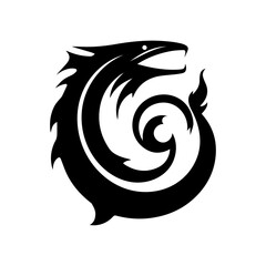 Leviathan logo black and white