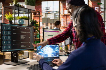 Call center onboarding specialist training new agent on helpful artificial intelligence tools....